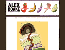 Tablet Screenshot of alexboake.com